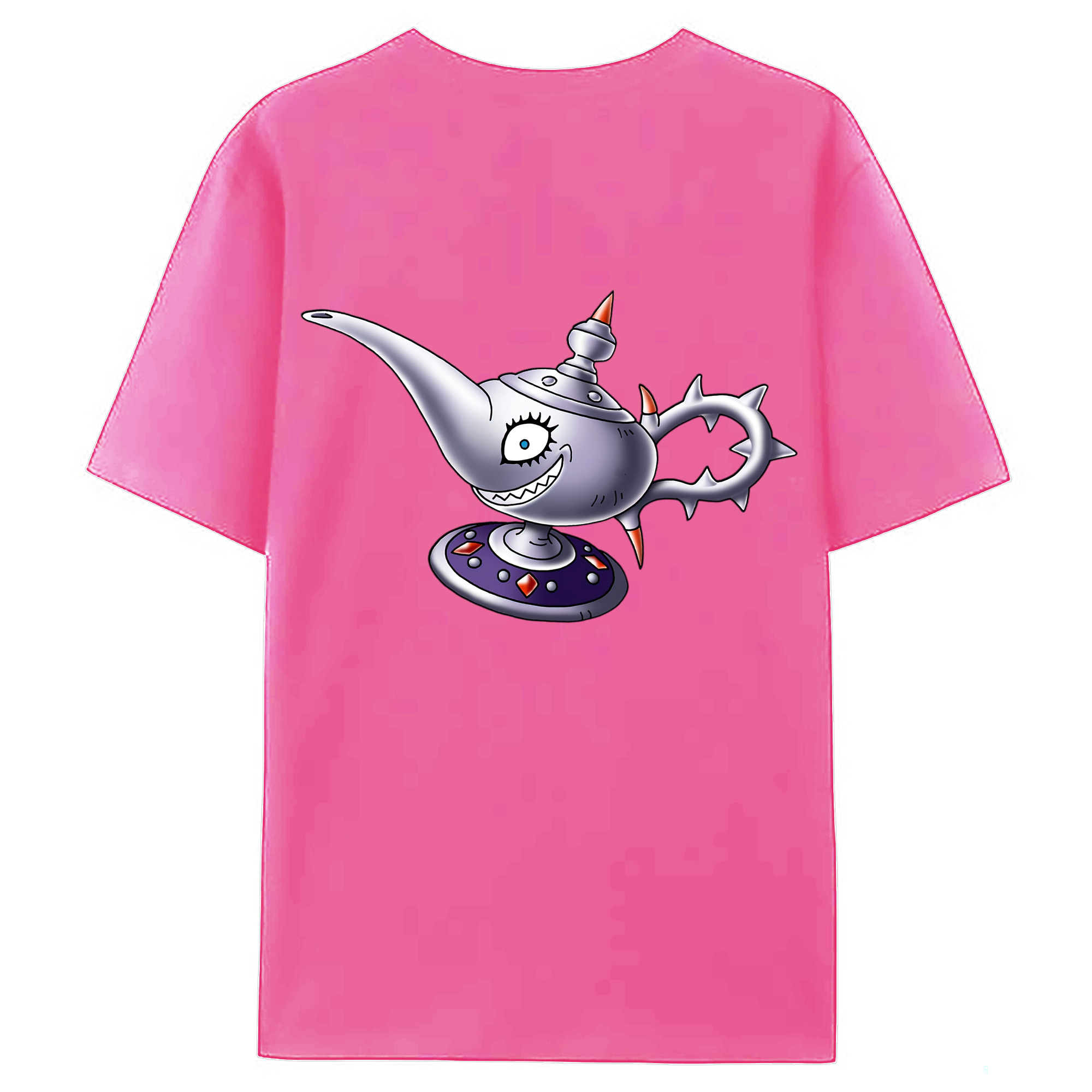 （画像用） ドラゴンクエスト Doragon Kuesuto Dragon Quest レディース半袖Tシャツ(バックプリント)